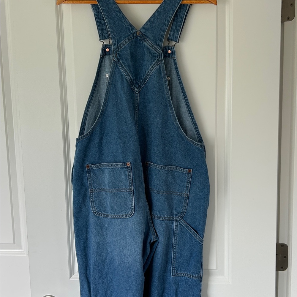 Old Navy Classic Blue Denim Overalls - Picture 3 of 5